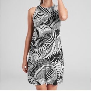 Athleta Santorini Printed High Neck Dress Size M